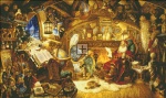 Supersized St Nicholas In His Study