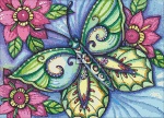 Diamond Painting Canvas - QS Blue Butterfly
