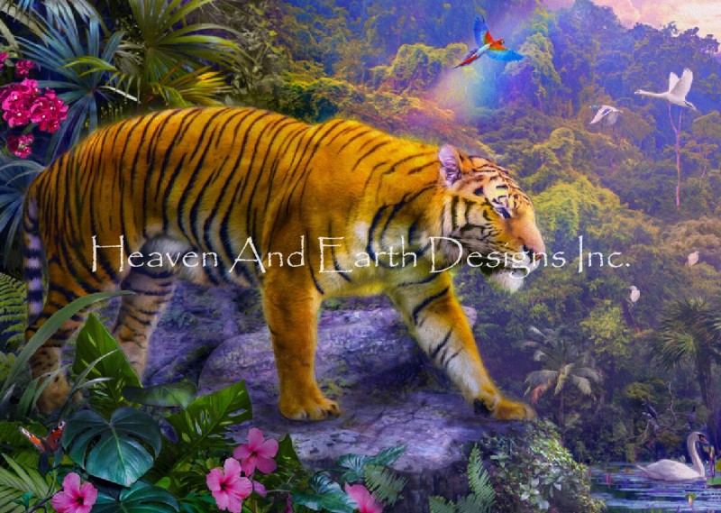 Rainbow Tiger - Click Image to Close