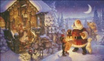 Supersized Santa Claus at The North Pole Max Colors