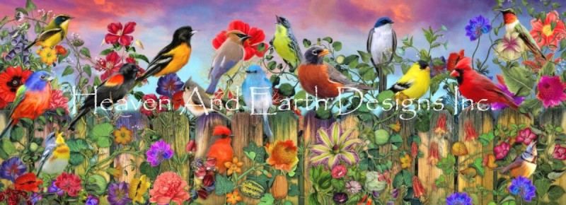Mini Birds And Blooms Garden - Click Image to Close