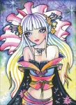 Diamond Painting Canvas - QS Kimono Rainbow Mermaid