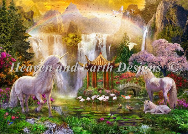 Unicorn Valley Of The Waterfalls Material Pack