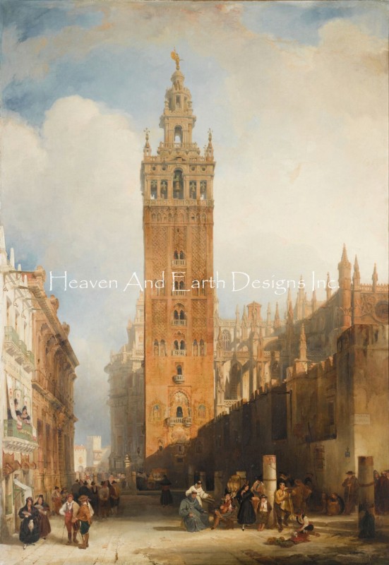 The Moorish Tower at Seville - Click Image to Close