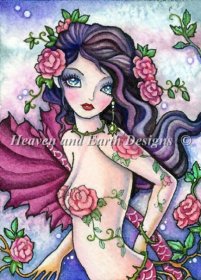 Diamond Painting Canvas - QS Red Rose Tattoo
