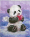 Mini Panda Heart