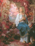 Diamond Painting Canvas - Mini Brigit Gaelic Goddess of Poetry