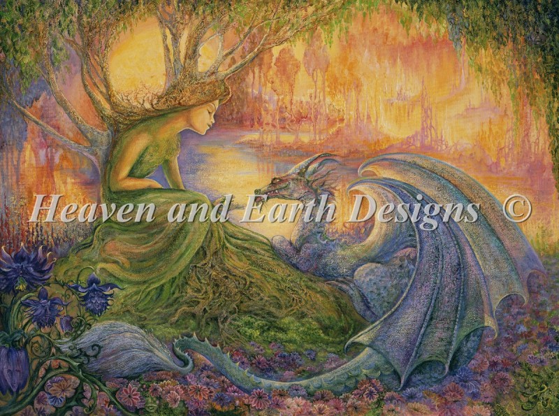 The Dryad And The Dragon - Click Image to Close