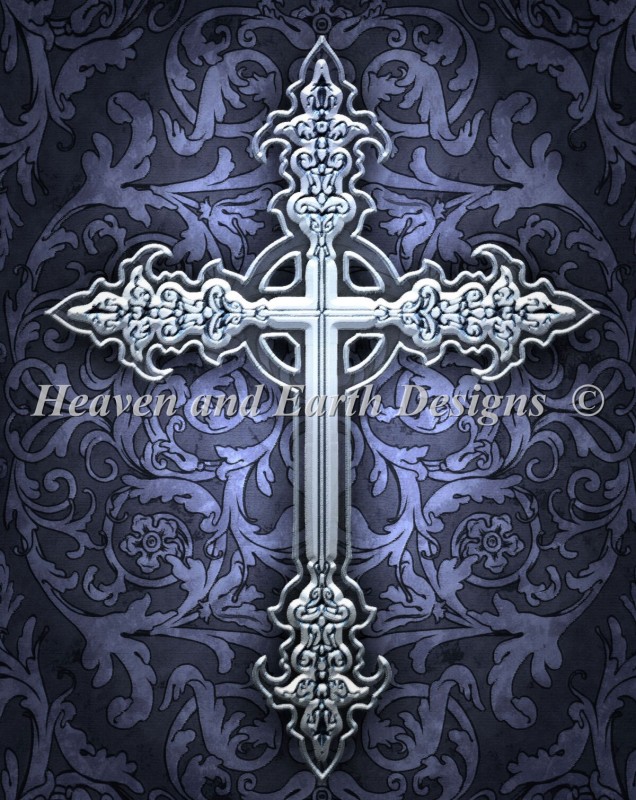 Mini Gothic Cross - Click Image to Close