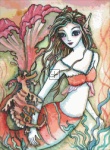 Diamond Painting Canvas - QS Sea Dragon Mermaid