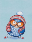 Winter Hat Owl