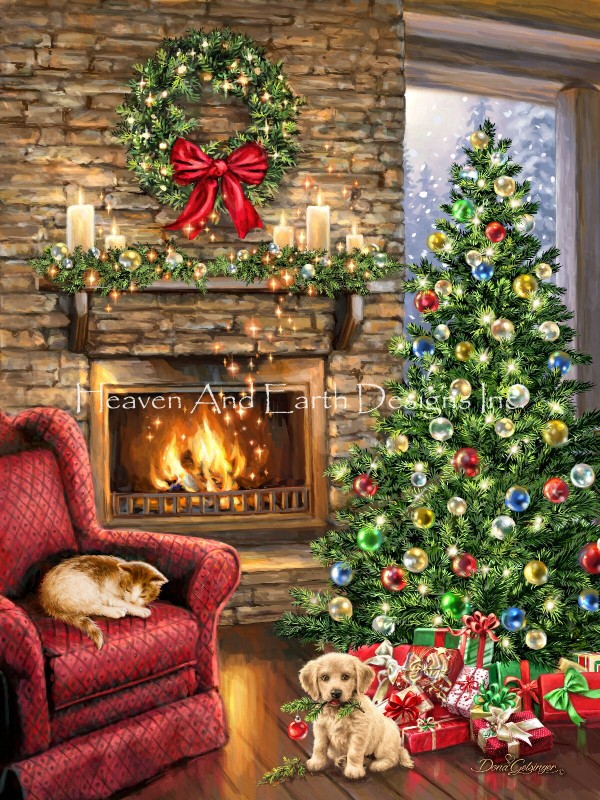 Fireside Christmas - Click Image to Close