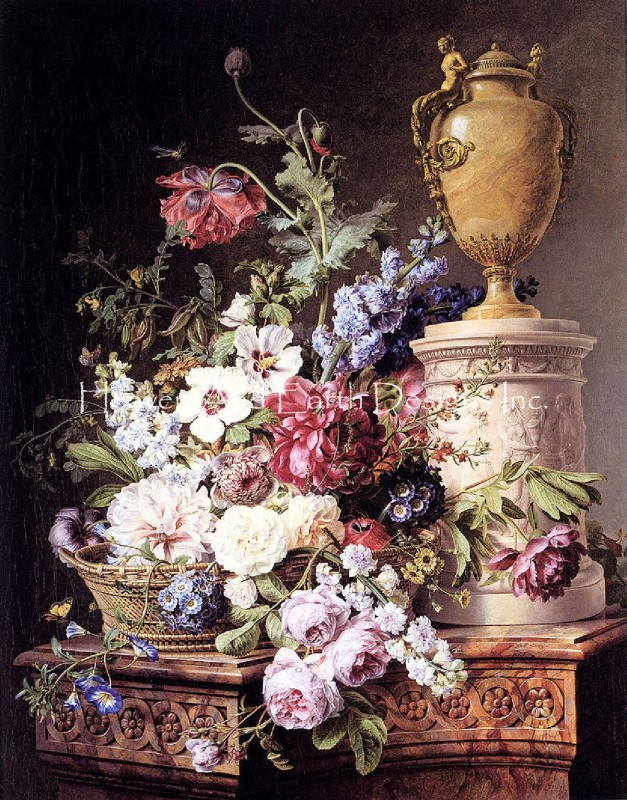 Still Life on a Marble Pedestal Max Colors - Click Image to Close