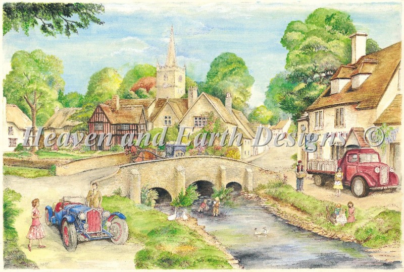 Old English Country Village - Click Image to Close