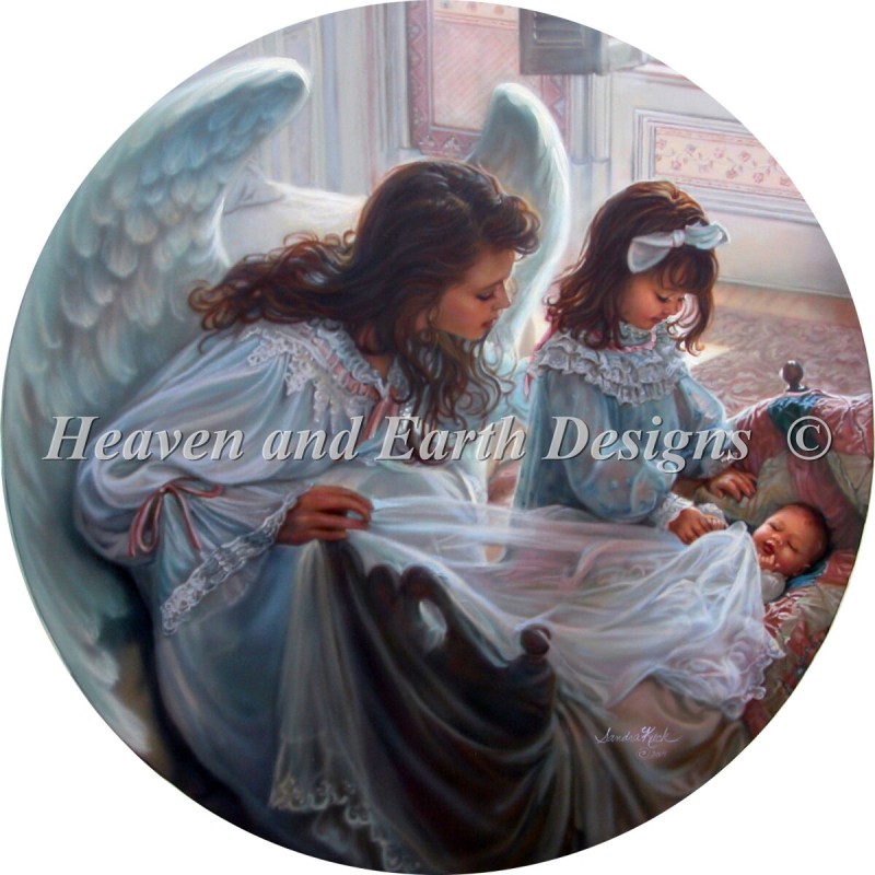 Angel And Newborn - Click Image to Close