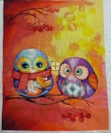 Owl Autumn Colors