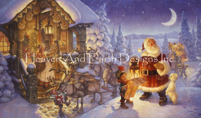 Mini Santa Claus at The North Pole - Click Image to Close