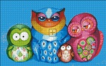 Owl Family Portrait Material Pack