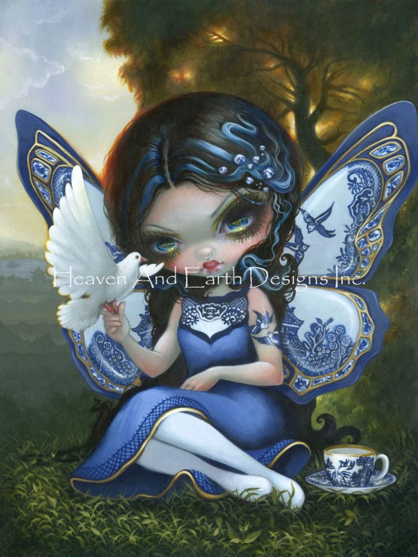 Blue Willow Fairy - Click Image to Close