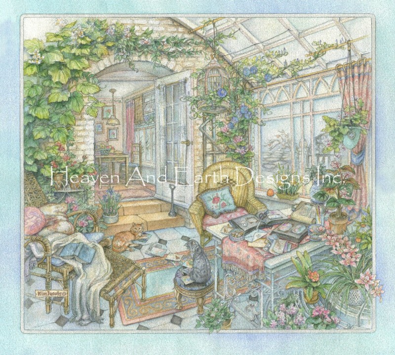 In The Sunroom - Click Image to Close