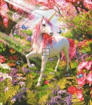 Diamond Painting Canvas - Mini Unicorn Spring