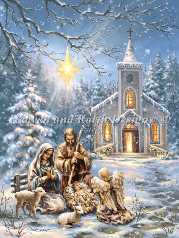 Nativity At The Chapel Material Pack - Click Image to Close