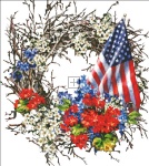 Patriotic Wreath NO BK
