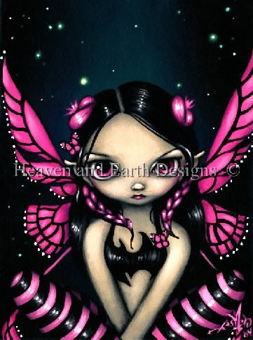 Pink Butterfly Fairy - Click Image to Close