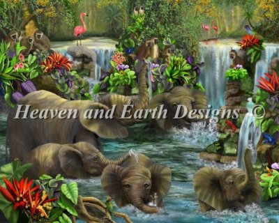 Baby Elephant Pool Material Pack - Click Image to Close