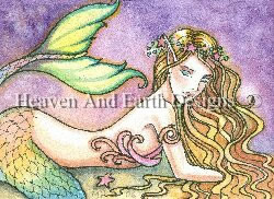 ACEO Lovely Little Mermaid - Click Image to Close