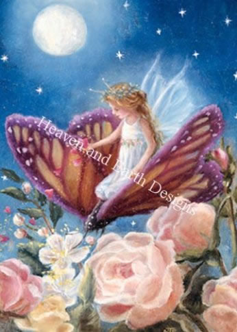 Fairy on Butterfly