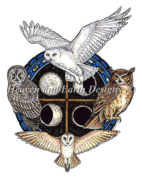Owl Spirit Shield - Click Image to Close